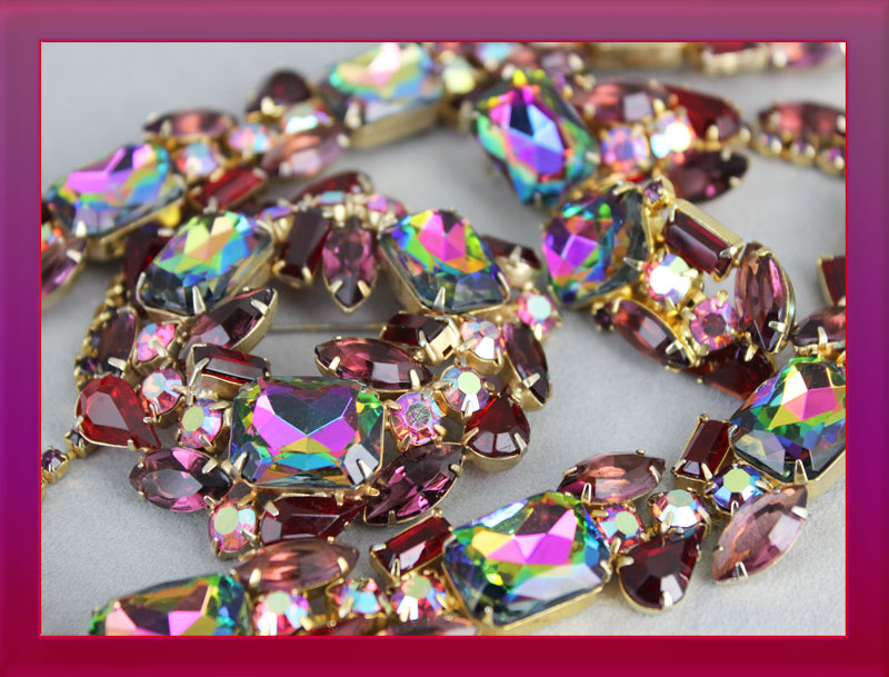 Juliana-D&E-Emerald-Cut-Watermelon-Heliotrope-Red-Rhinestone-Full-Parure