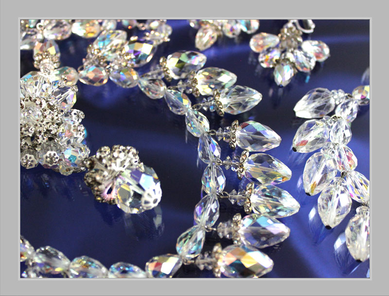 Vendome Cut Crystal Full Parure